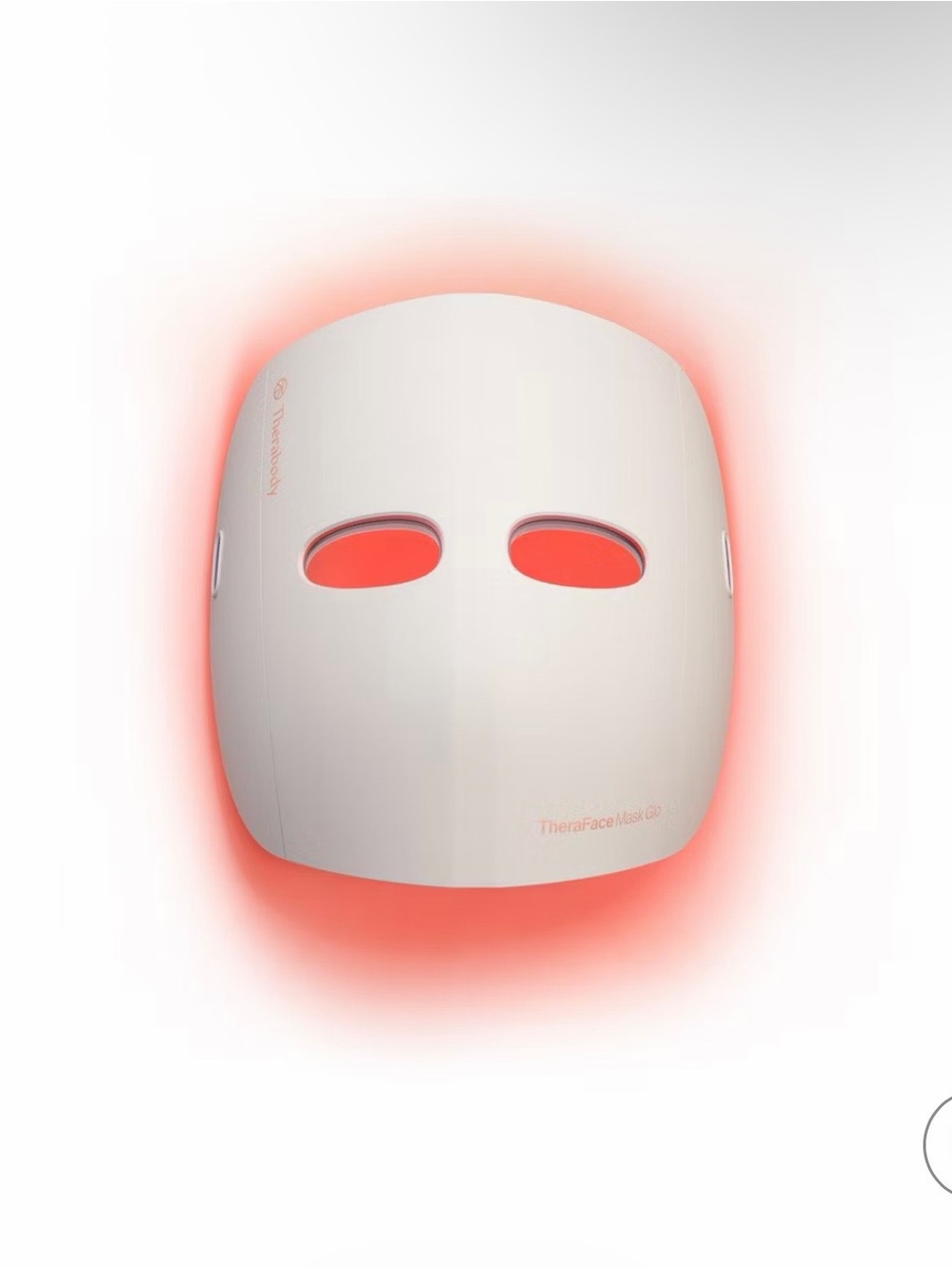 TheraFace LED Light Therapy Mask - White with Red Light
